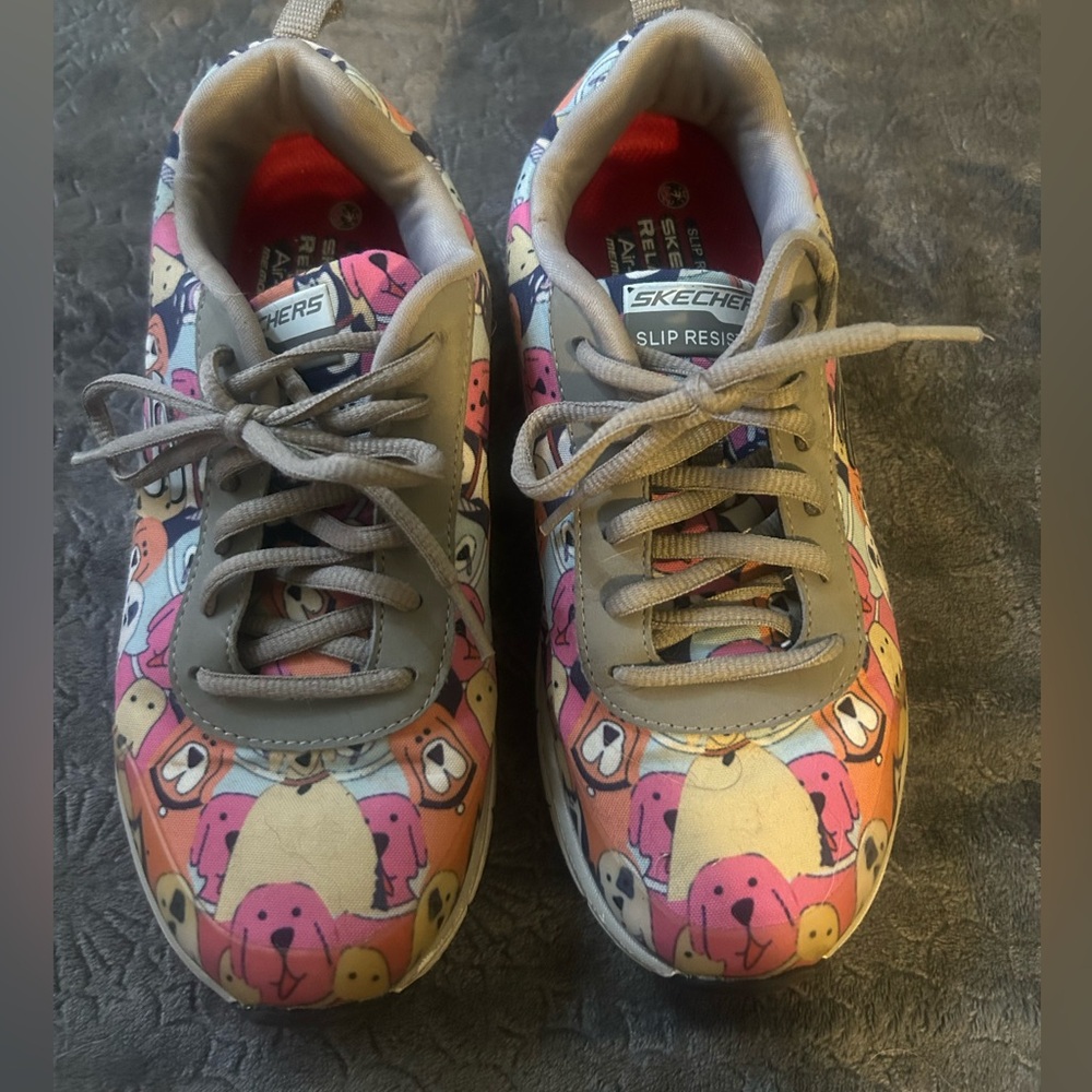 Skechers Womes’s Dog Print Sneakers